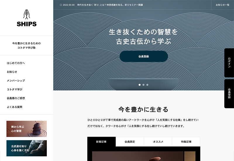 WordPress Theme SHIPS